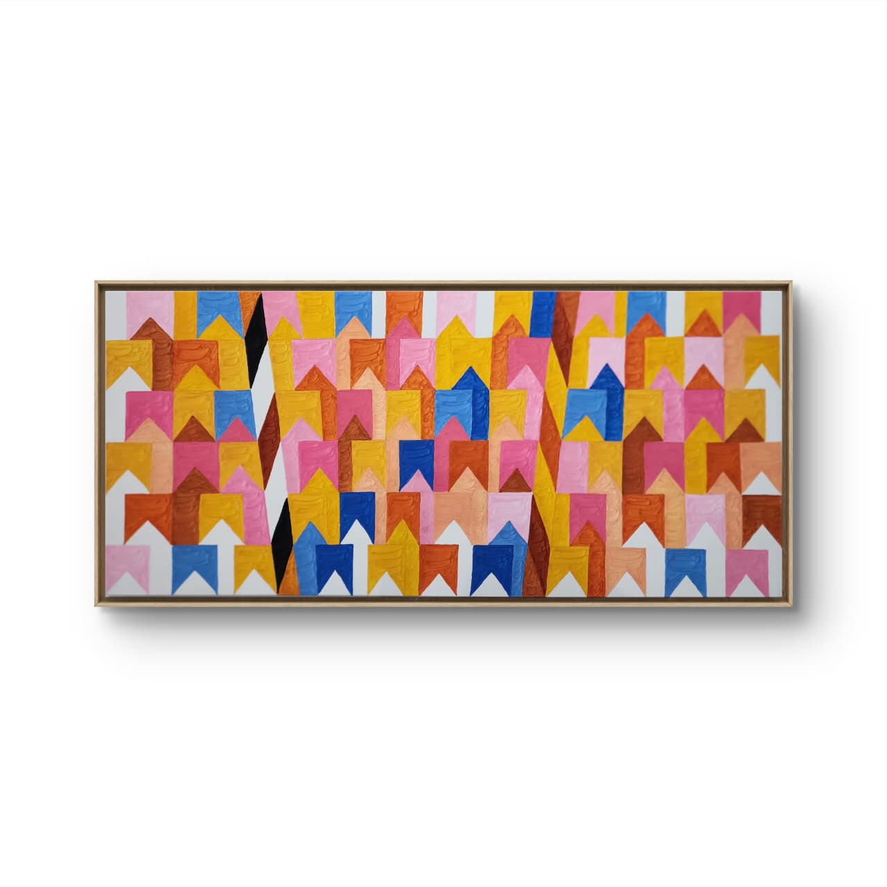 Têmpera Sobre Tela - 60 x 130 - Zi Facella