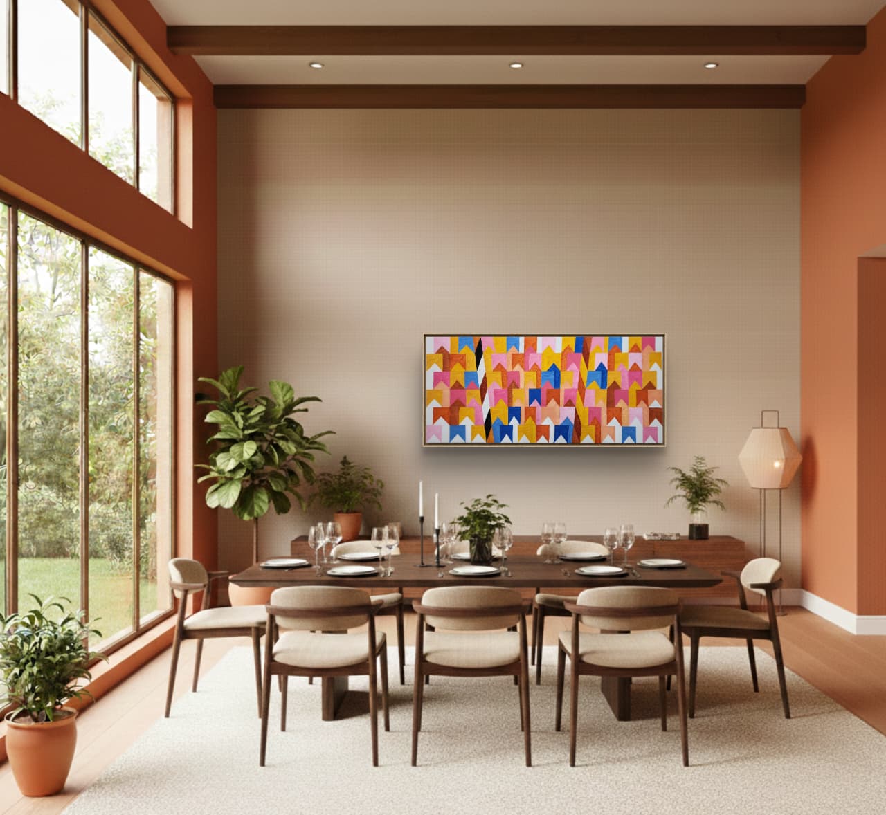 Têmpera Sobre Tela - 60 x 130 - Zi Facella - Imagem 2