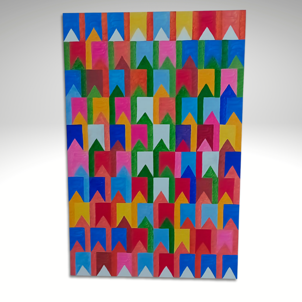 Têmpera Sobre Tela - 120 x 80 - Zi Facella 2025