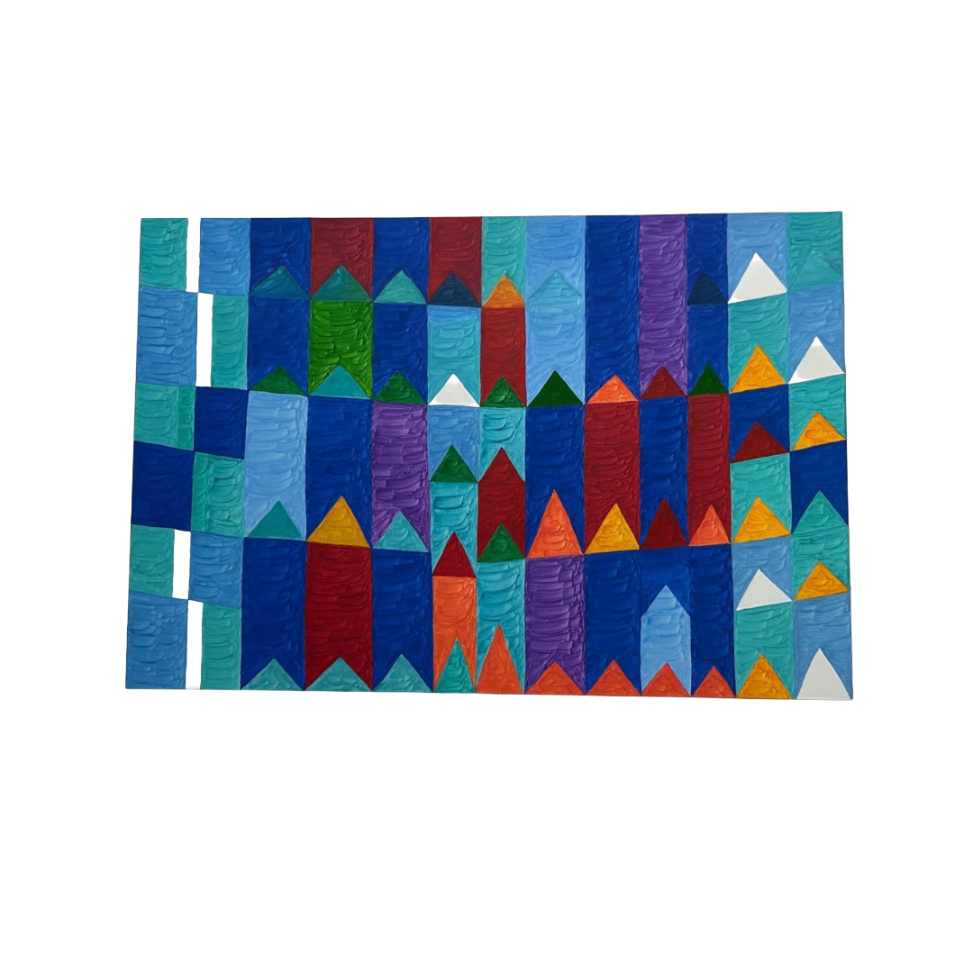 Têmpera Sobre Tela - 80 x 120 - Zi Facella