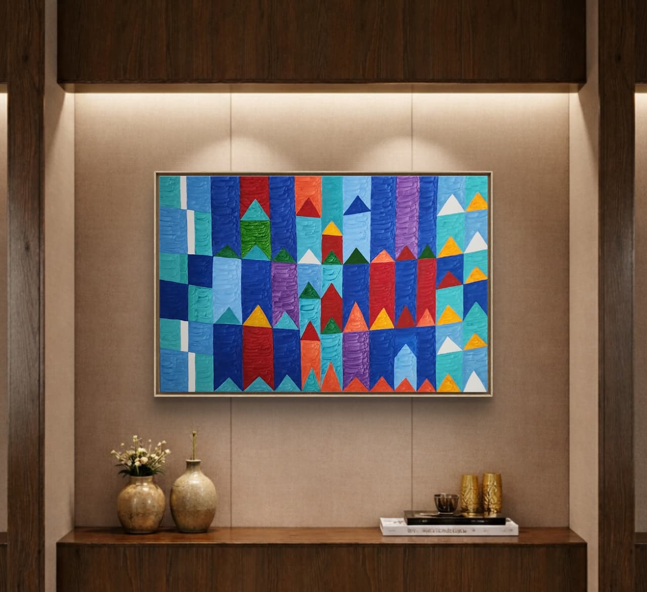 Têmpera Sobre Tela - 80 x 120 - Zi Facella - Imagem 3