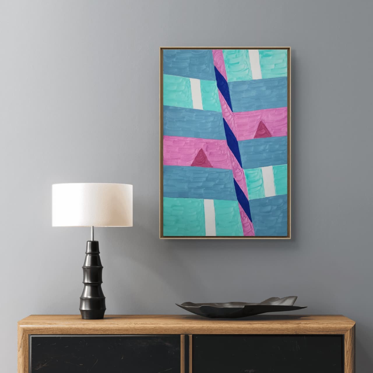 Têmpera Sobre Tela - 60 x 40 - Zi Facella - Imagem 3