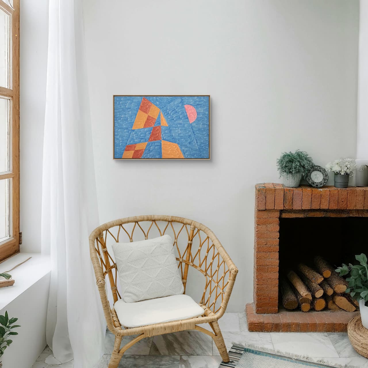 Têmpera Sobre Tela - 40 x 60 - Zi Facella - Imagem 3