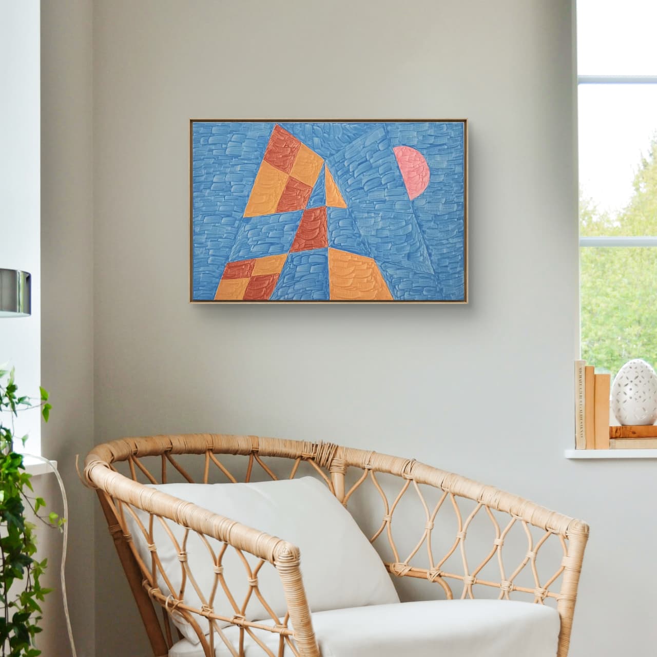 Têmpera Sobre Tela - 40 x 60 - Zi Facella - Imagem 2