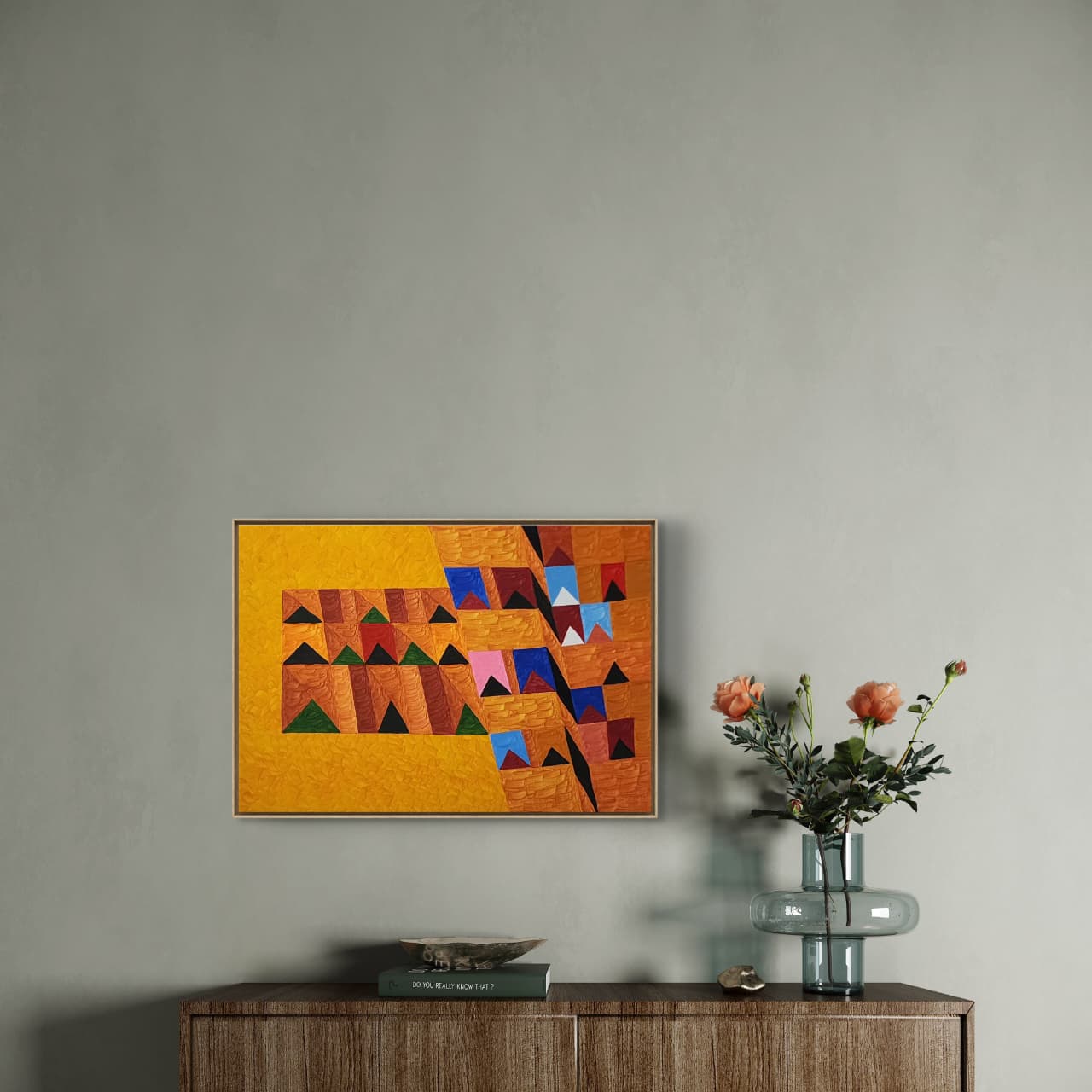 Têmpera Sobre Tela - 70 x 100 - Zi Facella - Imagem 3