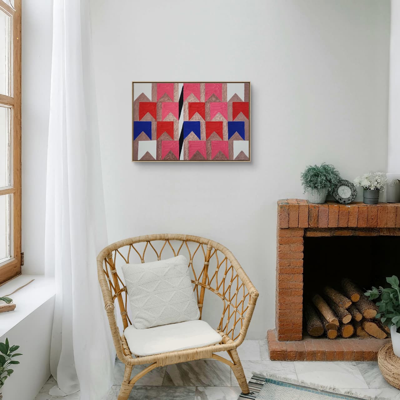 Têmpera Sobre Tela - 40 x 60 - Zi Facella - Imagem 2