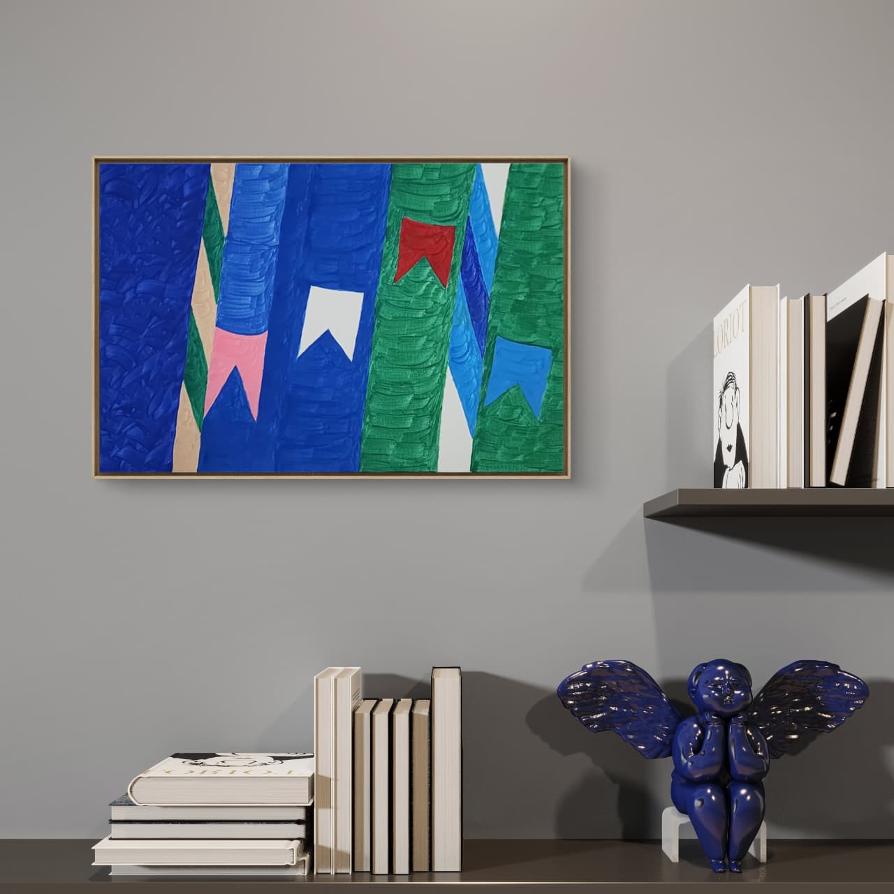 Têmpera Sobre Tela - 40 x 60 - Zi Facella - Imagem 3