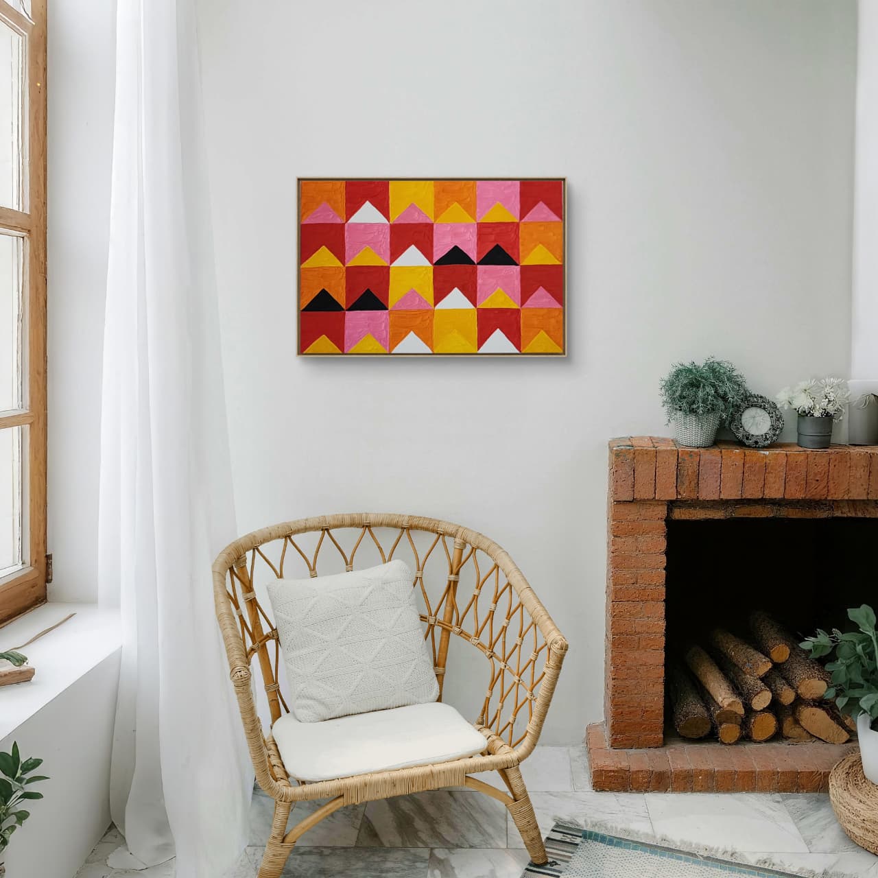 Têmpera Sobre Tela - 40 x 60 - Zi Facella - Imagem 3