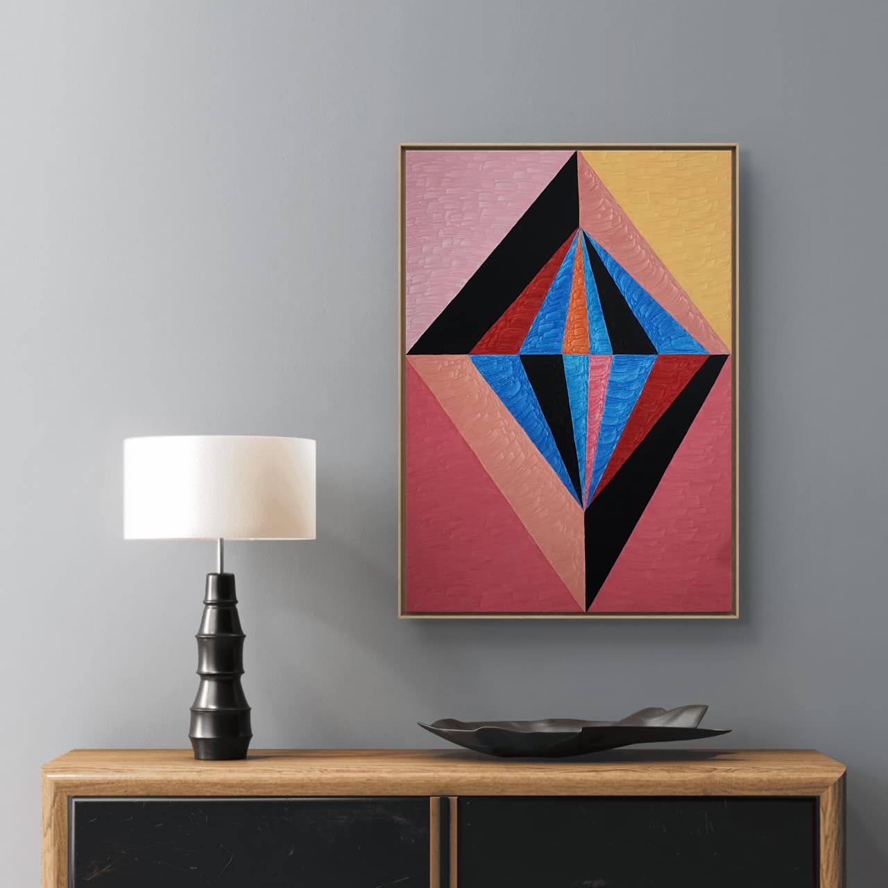 Têmpera Sobre Tela - 100 x 70 - Zi Facella - Imagem 3