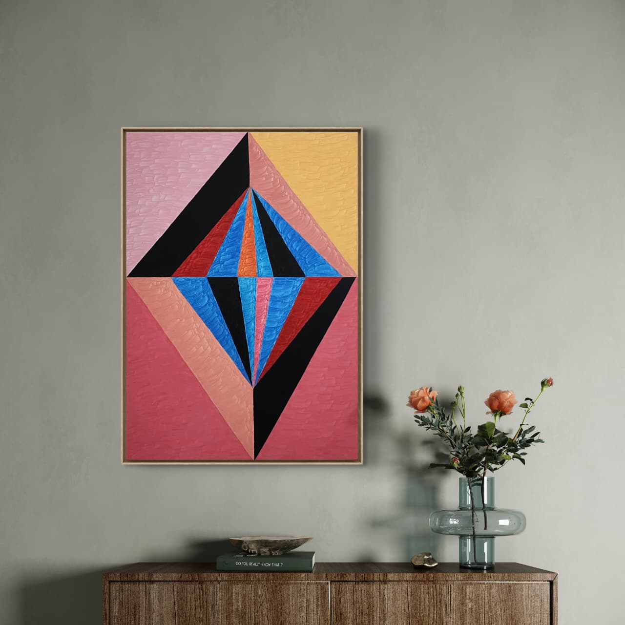 Têmpera Sobre Tela - 100 x 70 - Zi Facella - Imagem 2