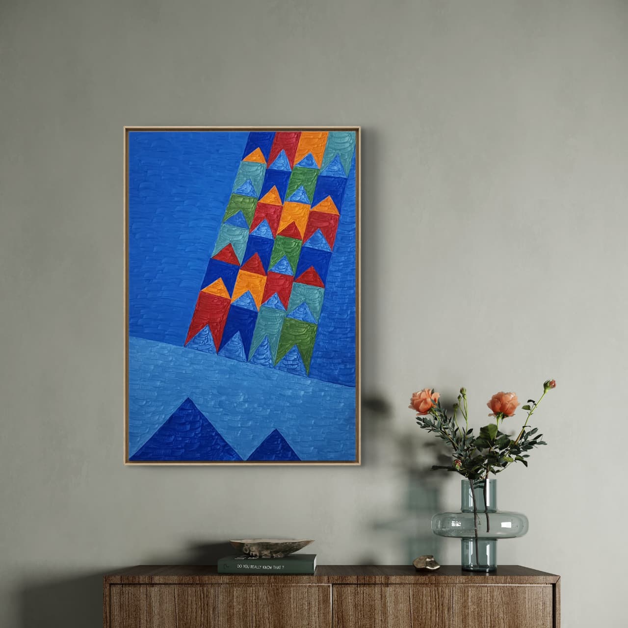 Têmpera Sobre Tela - 100 x 70 - Zi Facella - Imagem 3