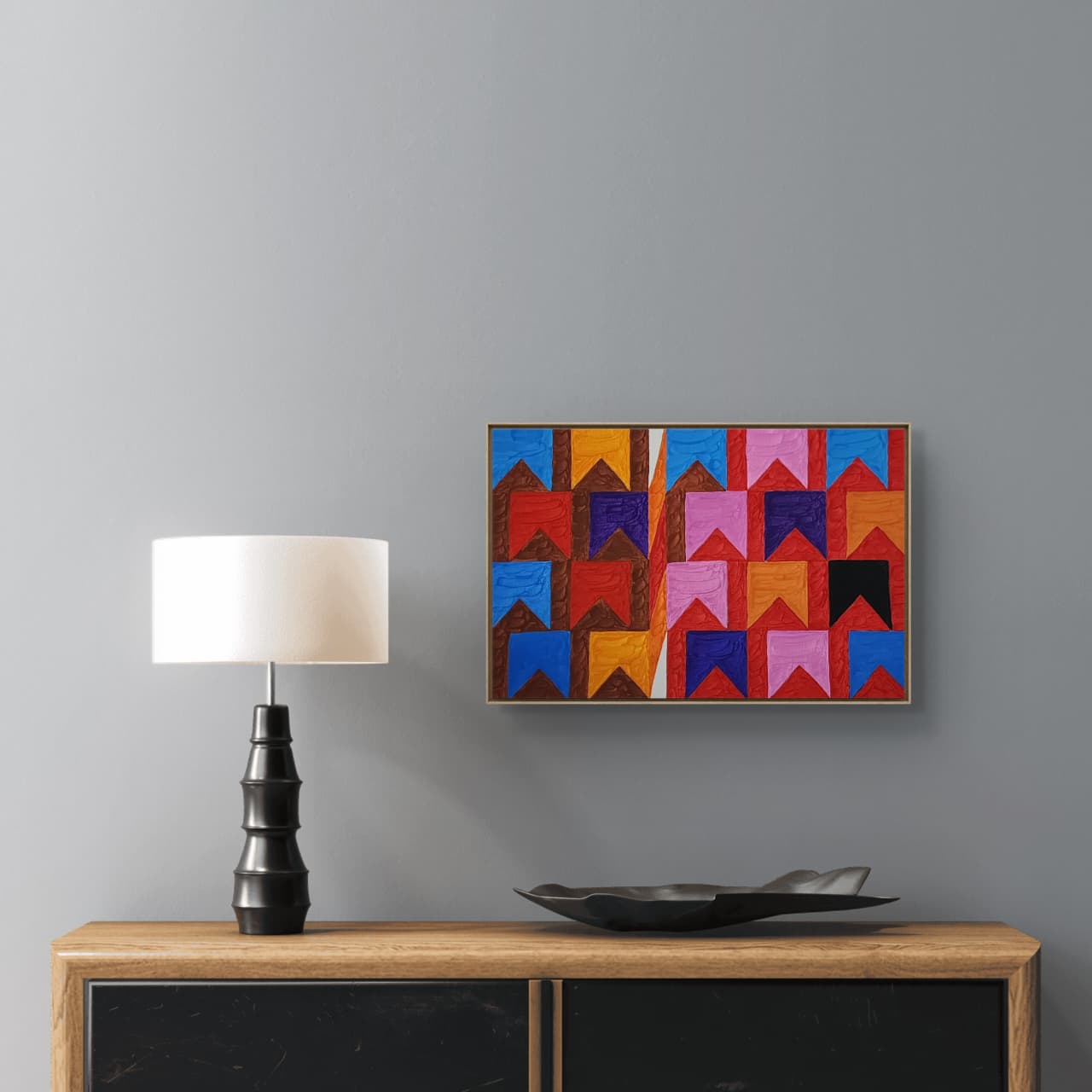 Têmpera Sobre Tela - 40 x 60 - Zi Facella - Imagem 3